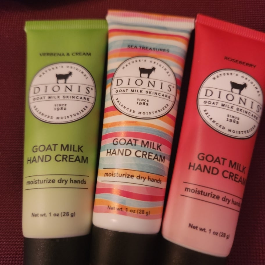 Dionis Goat Milk Hand Cream VALARIE MOYER'S LLC, Unique Dolls and Gifts